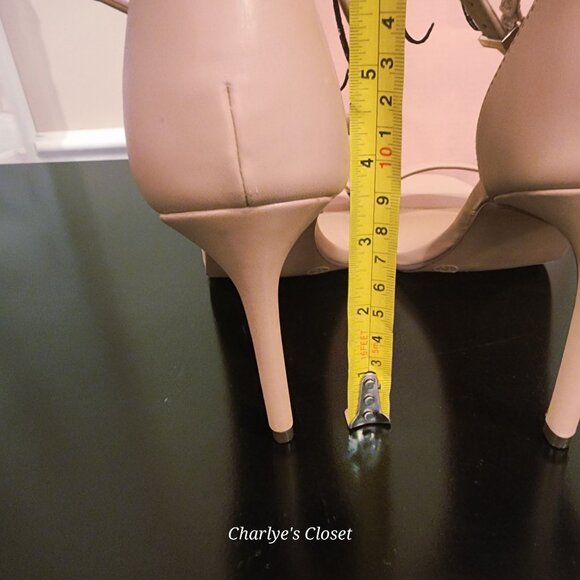 Wild Pair‎ Bethie Open-Toe Nude Minimalist Capsule Heels 10M NWB - Picture 12 of 15